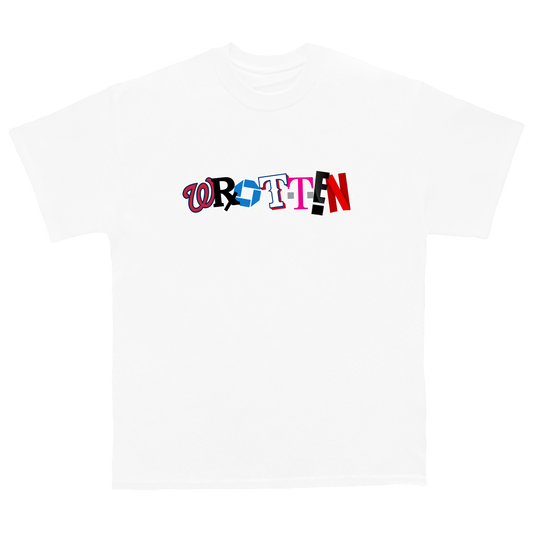 "WROTTEN EVERYTHING" TEE - WHITE