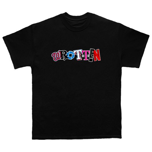 "WROTTEN EVERYTHING" TEE - BLACK