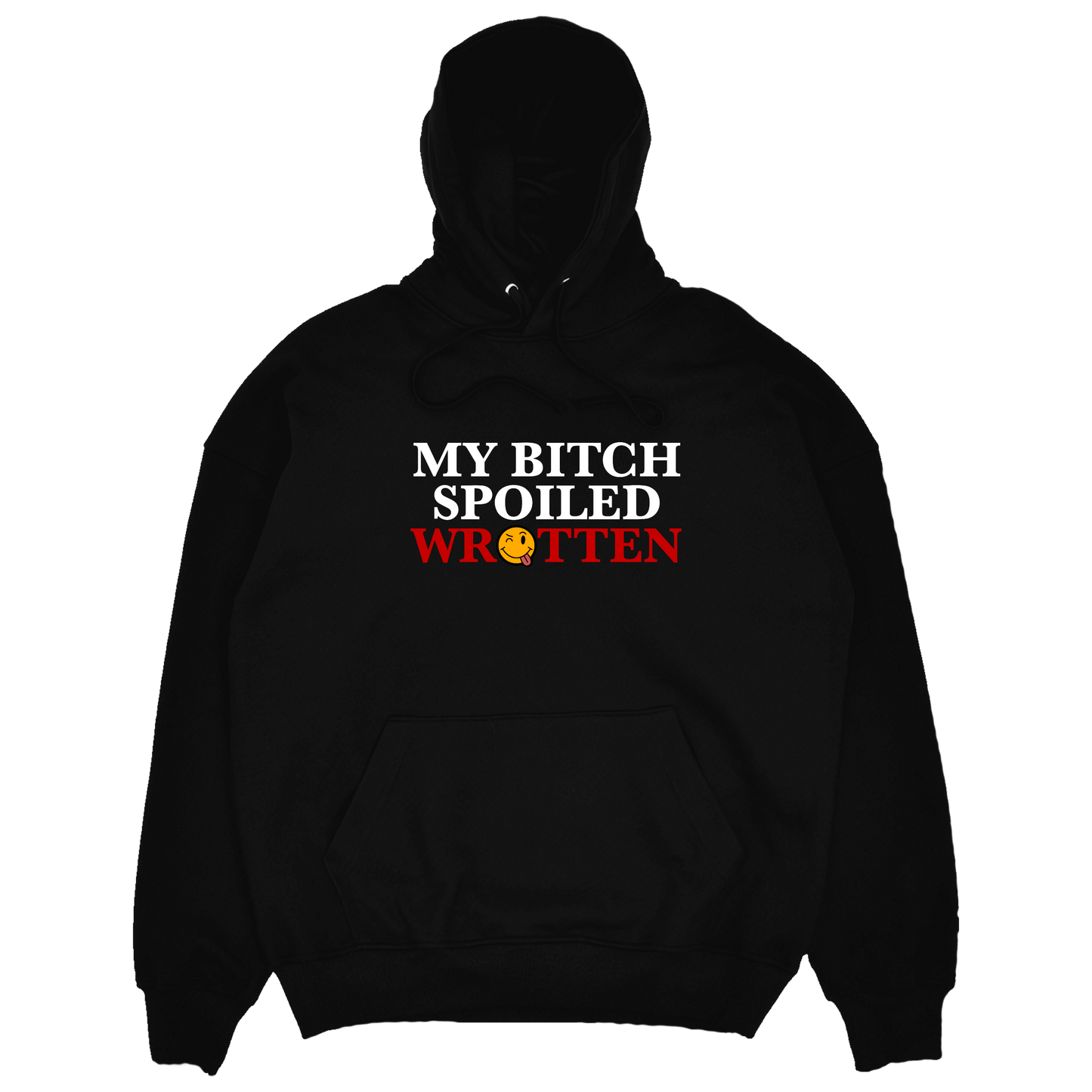 "SHE SPOILED" HOODIE - BLACK