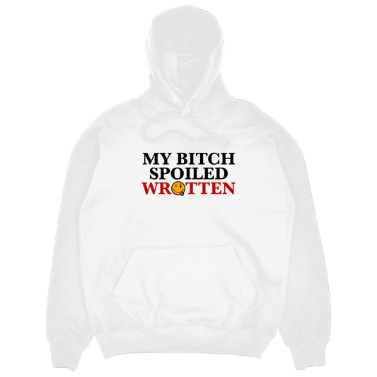 "SHE SPOILED" HOODIE - WHITE